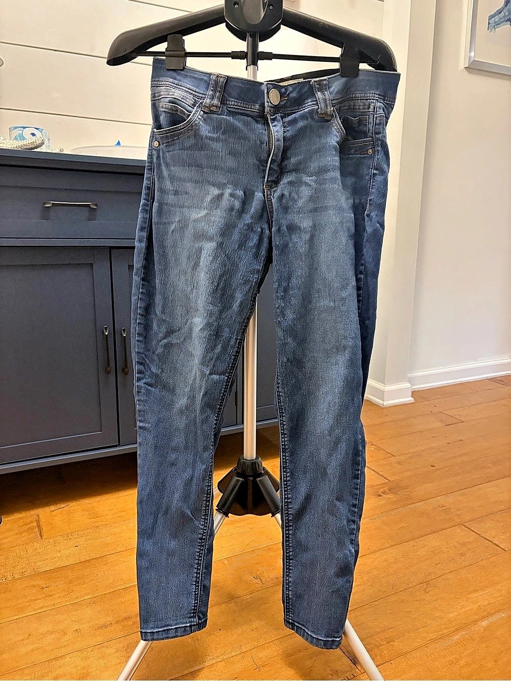 Democracy Straight Leg Jeans Blue Waist 12